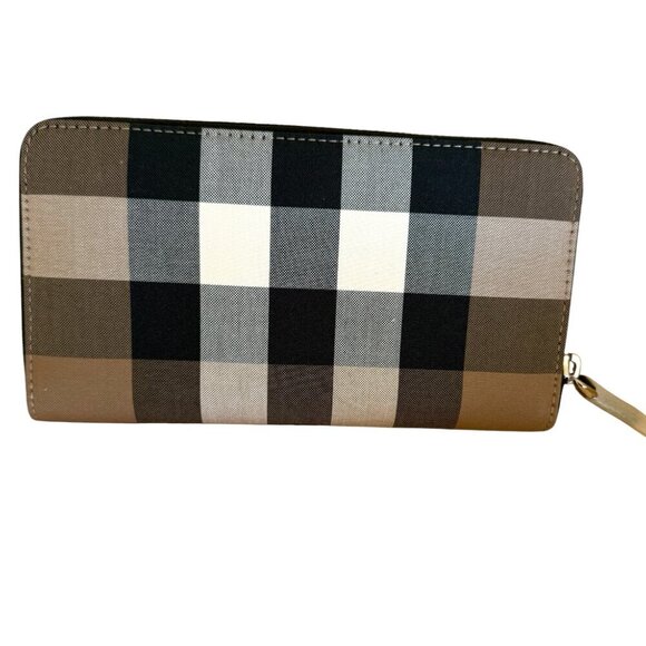 Burberry Super Exploded Check Large Zip Around Wallet, in cloth/leather 8084063 - Picture 2 of 9